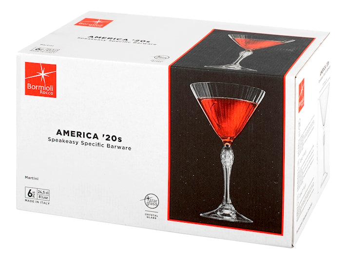 Čaša Martini America'20s 0.25l - set 6 kom